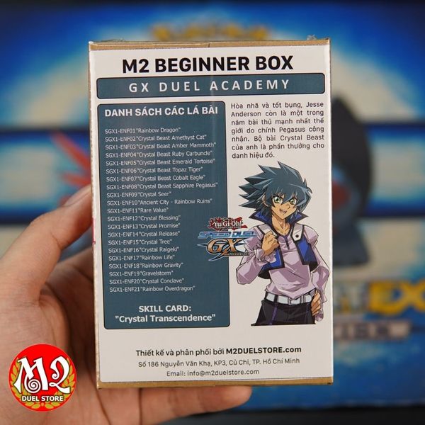 Hộp thẻ bài Yugioh M2 Beginner Deck SGX1 Crystal Transcendence - SPEED DUEL - Chính hãng M2 DUEL Store