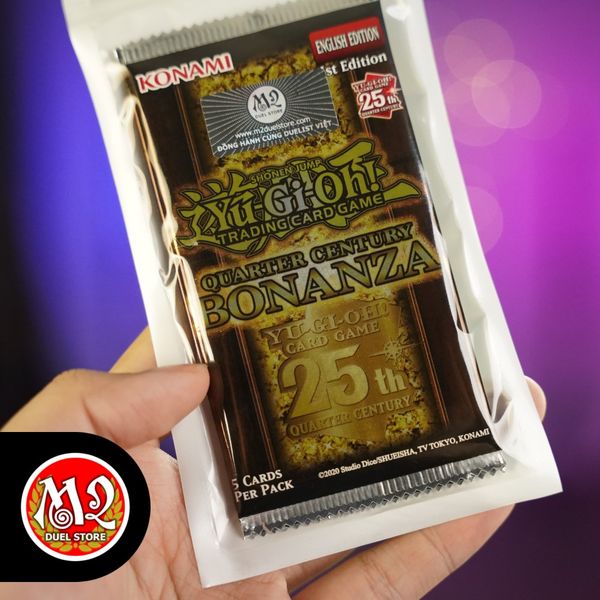 Gói thẻ bài Yugioh Quarter Century Bonanza Booster Pack - Rarity Collection RA03 - Chính Hãng Konami