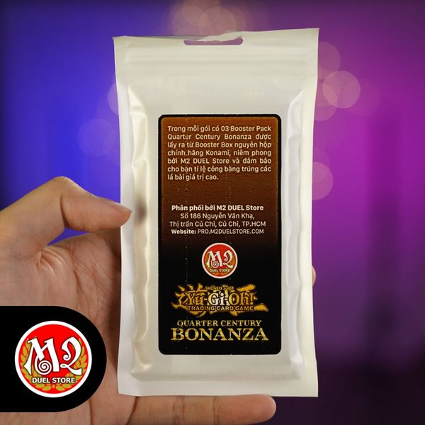 Gói thẻ bài Yugioh Quarter Century Bonanza Booster Pack - Rarity Collection RA03 - Chính Hãng Konami