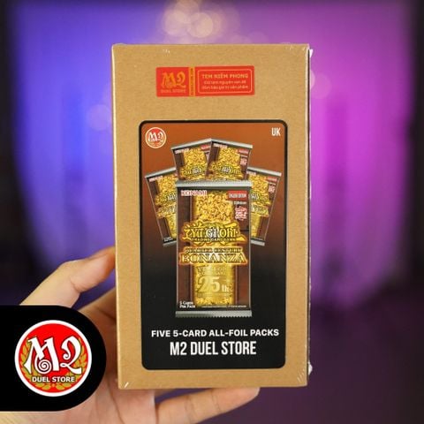 Hộp thẻ bài Yugioh Quarter Century Bonanza MINI Box - Rarity Collection RA03 - Chính hãng M2 DUEL Store