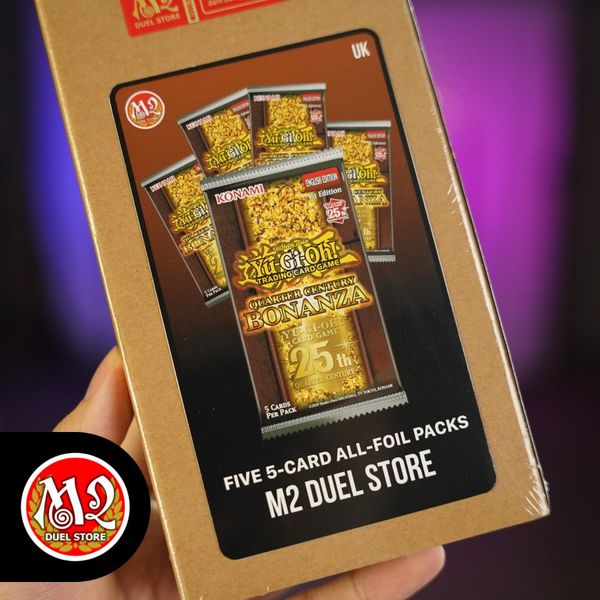 Hộp thẻ bài Yugioh Quarter Century Bonanza MINI Box - Rarity Collection RA03 - Chính hãng M2 DUEL Store