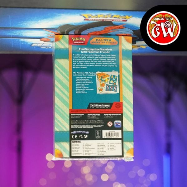 Hộp thẻ bài Pokemon TCG Paldea Adventure Chest Collection Box - Chính hãng Nintendo