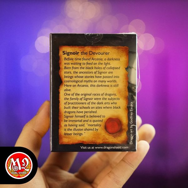 Bọc bài Standard Size Classic Sleeves - Black ‘Signoir’ - Màu đen - Chính hãng Dragon Shield