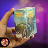 Bọc bài Standard Size Matte Dual Sleeves - Lagoon - Xanh Eo Biển - Chính hãng Dragon Shield