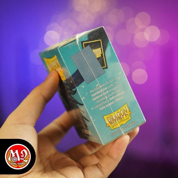 Bọc bài Standard Size Matte Dual Sleeves - Lagoon - Xanh Eo Biển - Chính hãng Dragon Shield