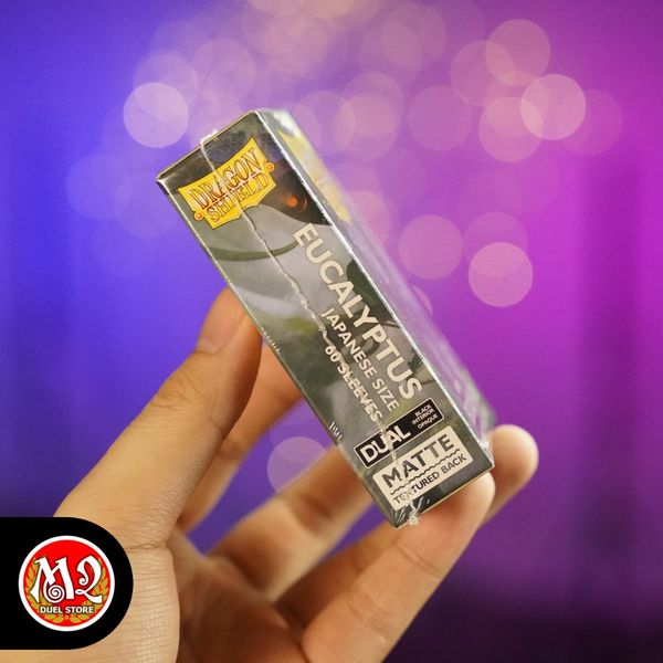 Bọc bài Japanese size Matte Dual Sleeves - Eucalyptus - Khuynh diệp - Chính hãng Dragon Shield