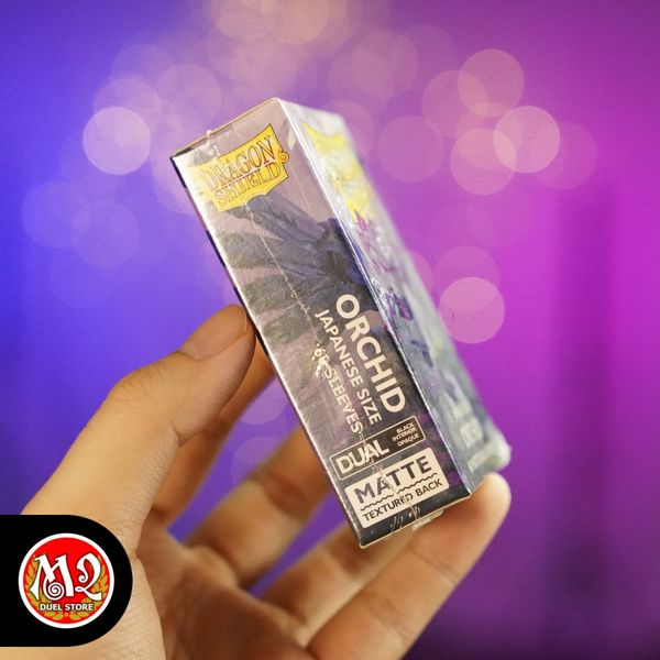 Bọc bài Japanese size Matte Dual Sleeves - Orchid - Phong lan - Chính hãng Dragon Shield