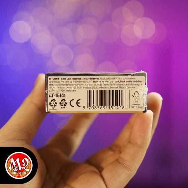 Bọc bài Japanese size Matte Dual Sleeves - Orchid - Phong lan - Chính hãng Dragon Shield