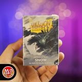 Bọc bài Japanese size Matte Dual Sleeves - Snow - Tuyết trắng - Chính hãng Dragon Shield