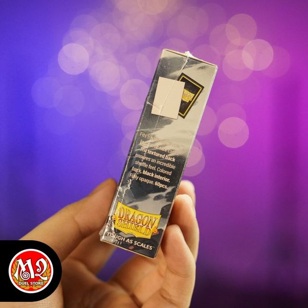 Bọc bài Japanese size Matte Dual Sleeves - Snow - Tuyết trắng - Chính hãng Dragon Shield