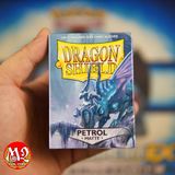 Bọc bài Standard Size Matte Sleeves - Petrol - Xanh nhớt - Chính hãng Dragon Shield