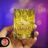 Bọc bài Japanese size Matte Sleeves - Yellow - Màu Vàng - Chính hãng Dragon Shield