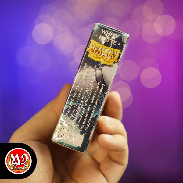 Bọc bài Japanese size Matte Sleeves - White - Màu trắng - Chính hãng Dragon Shield