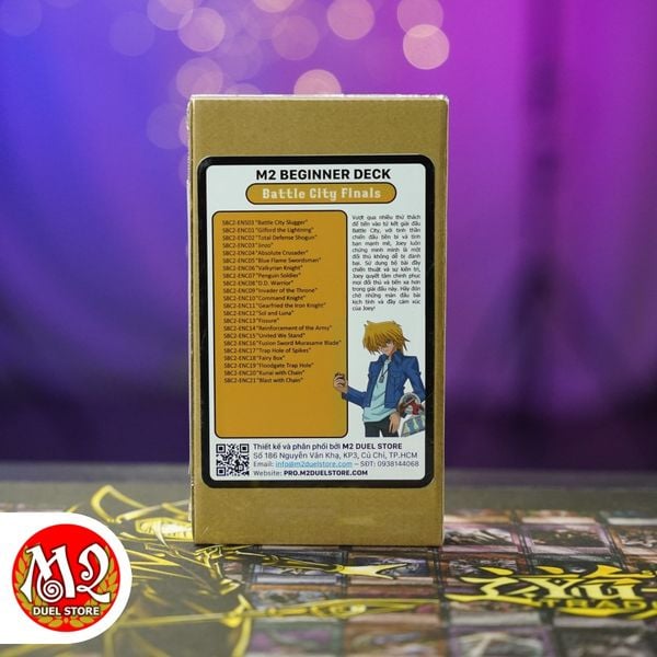 Hộp thẻ bài Yugioh M2 Beginner Deck - JOEY WHEELER - SBC2 Speed Duel Battle City Finals - Chính Hãng M2 DUEL Store