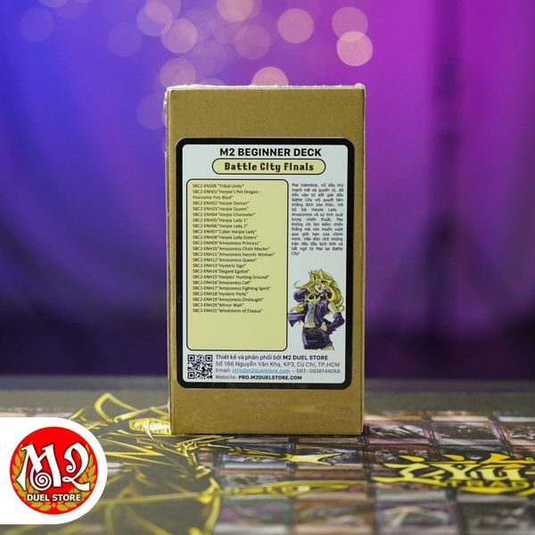 Hộp thẻ bài Yugioh M2 Beginner Deck - MAI VALENTINE - SBC2 Speed Duel Battle City Finals - Chính Hãng M2 DUEL Store