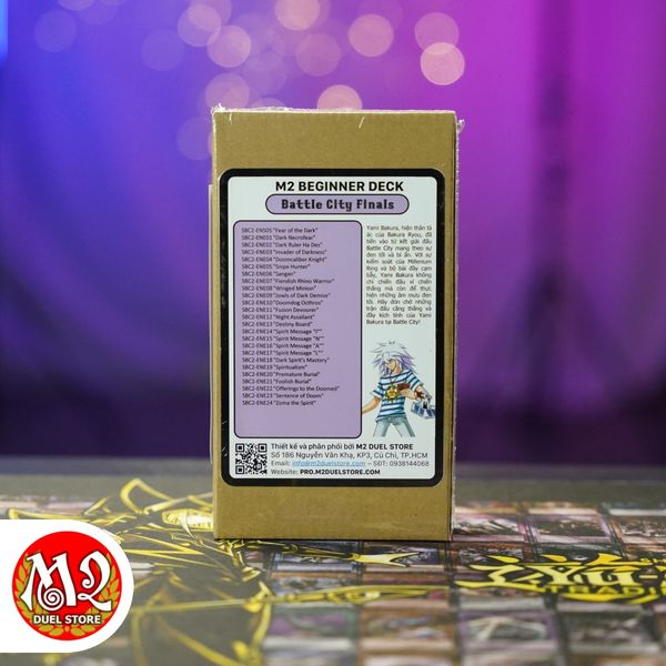 Hộp thẻ bài Yugioh M2 Beginner Deck - YAMI BAKURA - SBC2 Speed Duel Battle City Finals - Chính Hãng M2 DUEL Store