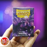 Bọc bài Japanese size Matte Dual Sleeves - Wraith - Tím Huyền Linh - Chính hãng Dragon Shield