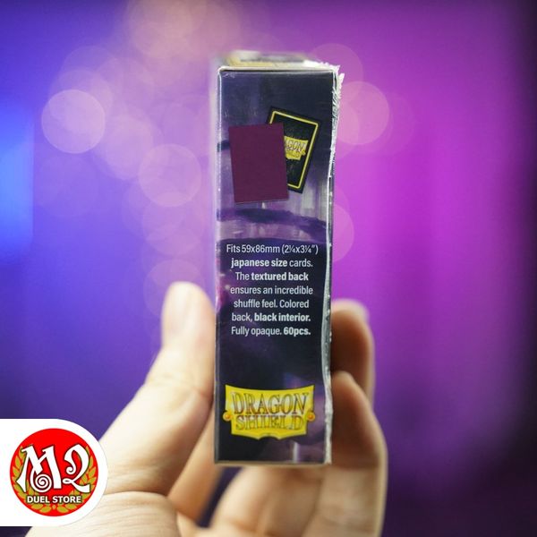 Bọc bài Japanese size Matte Dual Sleeves - Wraith - Tím Huyền Linh - Chính hãng Dragon Shield