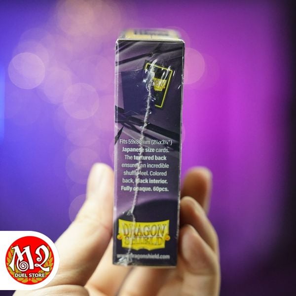 Bọc bài Japanese size Matte Dual Sleeves - Soul - Tím Huyền Hồn - Chính hãng Dragon Shield