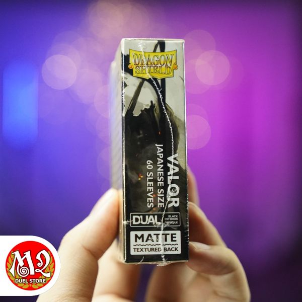Bọc bài Japanese size Matte Dual Sleeves - Valor - Kem Khí Phách - Chính hãng Dragon Shield
