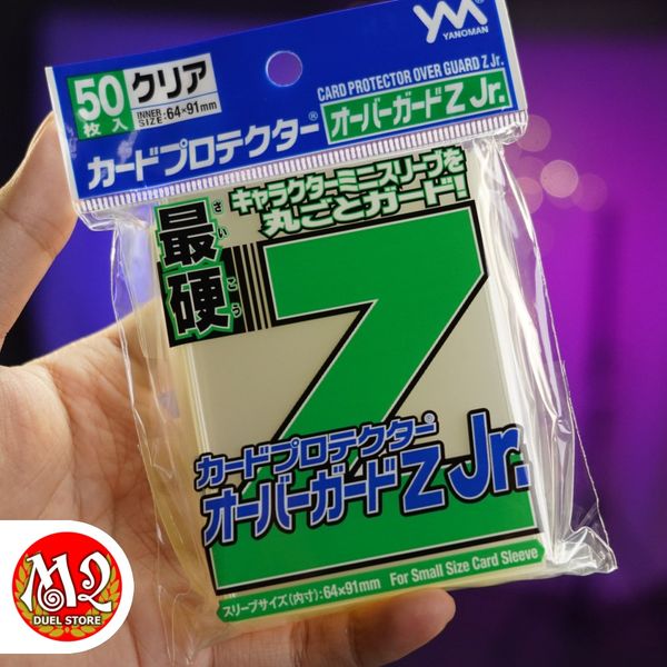 Bọc bài Japanese Size Outer Sleeve / OverGuard Z Jr - Clear - Trong suốt - Chính Hãng Yanoman