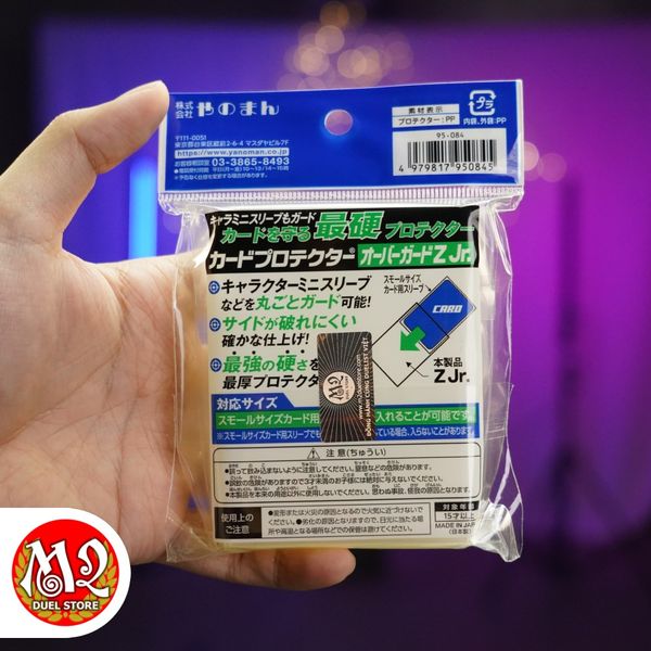 Bọc bài Japanese Size Outer Sleeve / OverGuard Z Jr - Clear - Trong suốt - Chính Hãng Yanoman