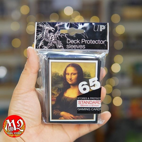 Bọc bài Standard Size Fine Art Mona Lisa by Leonardo da Vinci Sleeves - Chính hãng Ultra Pro