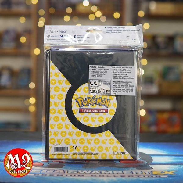 Album sưu tập Pokemon Pikachu 4-Pocket Portfolio - Chính hãng Ultra Pro