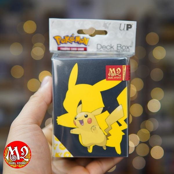 Hộp đựng bài Pokemon TCG Pikachu Full-View for Pokémon Deck Case  - Chính hãng Ultra Pro