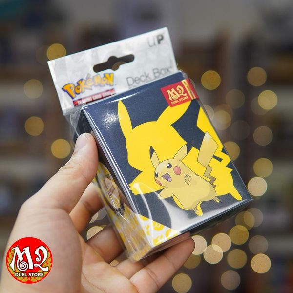 Hộp đựng bài Pokemon TCG Pikachu Full-View for Pokémon Deck Case  - Chính hãng Ultra Pro