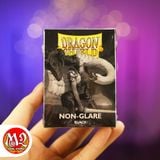 Bọc bài Standard Size Matte Sleeves - BLACK - Non-Glare - Chính hãng Dragon Shield