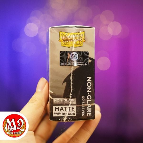 Bọc bài Standard Size Matte Sleeves - Clear - Non-Glare - Chính hãng Dragon Shield