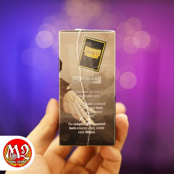 Bọc bài Standard Size Matte Sleeves - Clear - Non-Glare - Chính hãng Dragon Shield