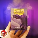 Bọc bài Standard Size Matte Sleeves - Amethyst - THẠCH ANH TÍM - Chính hãng Dragon Shield