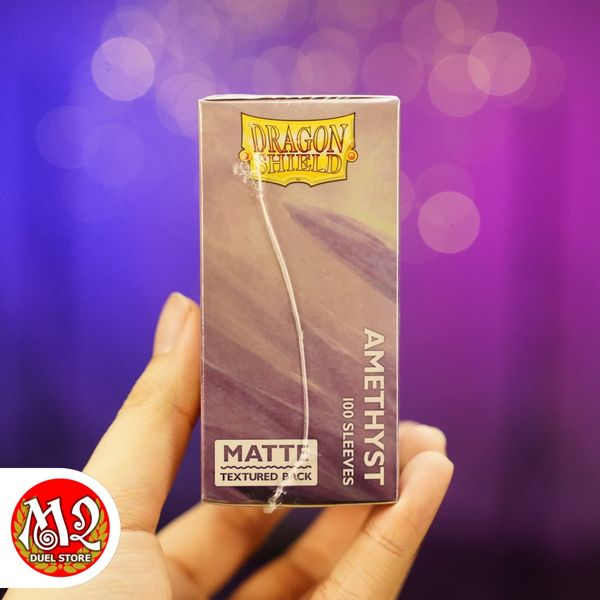 Bọc bài Standard Size Matte Sleeves - Amethyst - THẠCH ANH TÍM - Chính hãng Dragon Shield