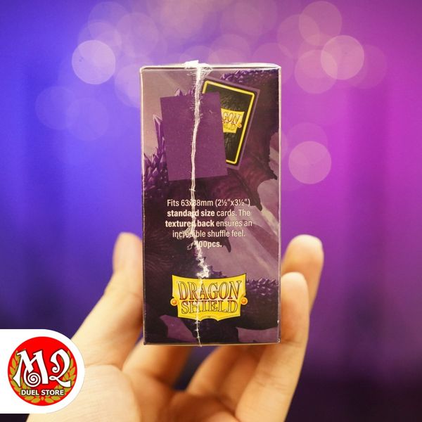 Bọc bài Standard Size Matte Sleeves - Amethyst - THẠCH ANH TÍM - Chính hãng Dragon Shield