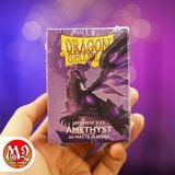 Bọc bài Japanese size Matte Sleeves - Amethyst - THẠCH ANH TÍM - Chính hãng Dragon Shield