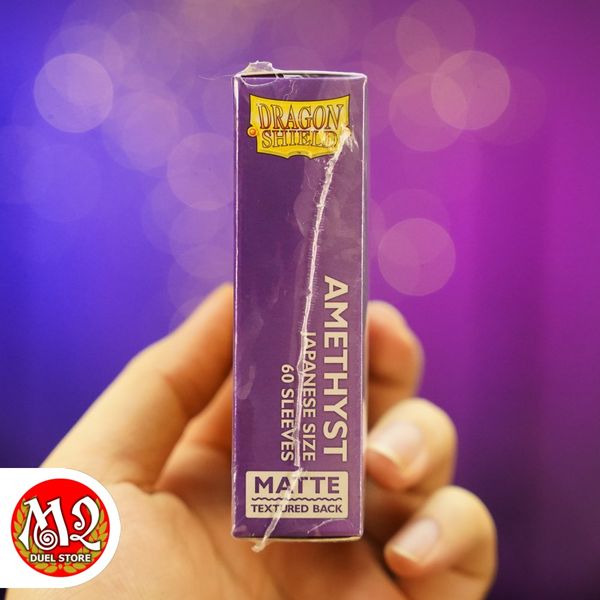 Bọc bài Japanese size Matte Sleeves - Amethyst - THẠCH ANH TÍM - Chính hãng Dragon Shield