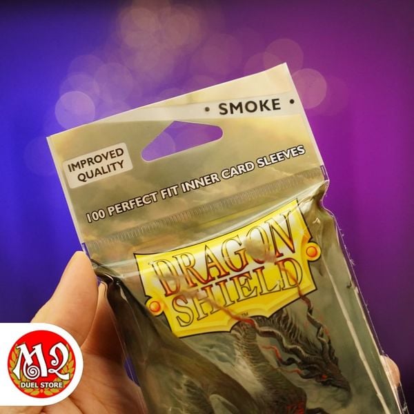 Bọc bài Standard Size Perfect Fit SMOKE Inner Sleeves - Màu khói - Chính hãng Dragon Shield