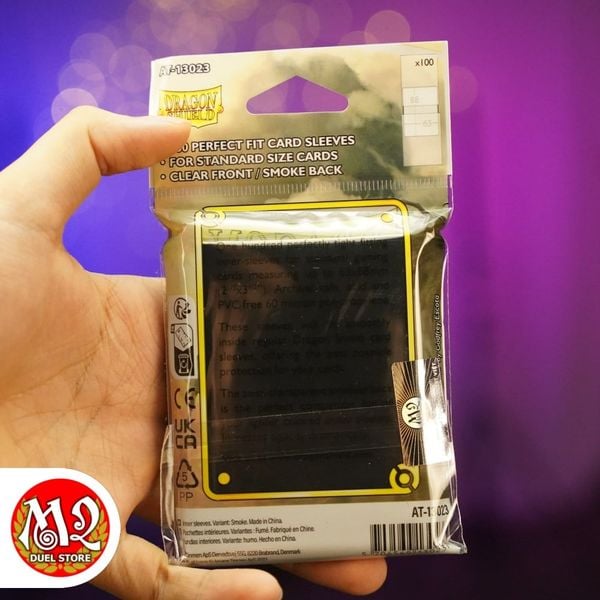 Bọc bài Standard Size Perfect Fit SMOKE Inner Sleeves - Màu khói - Chính hãng Dragon Shield