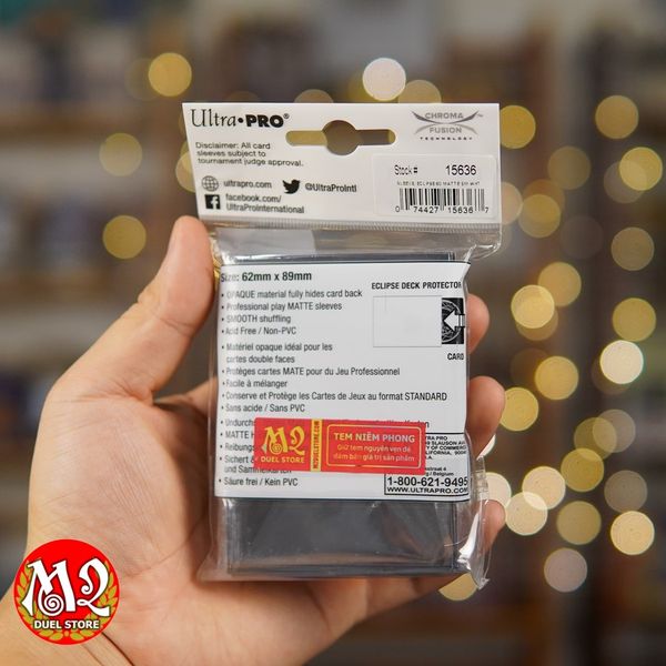 Bọc bài Small size Eclipse MATTE (dòng mới) Sleeves - Chính hãng Ultra Pro