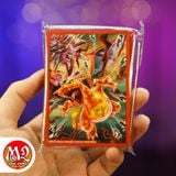 Bọc bài Standard size Pokemon TCG Charizard ex Sleeves - Chính hãng Nintendo