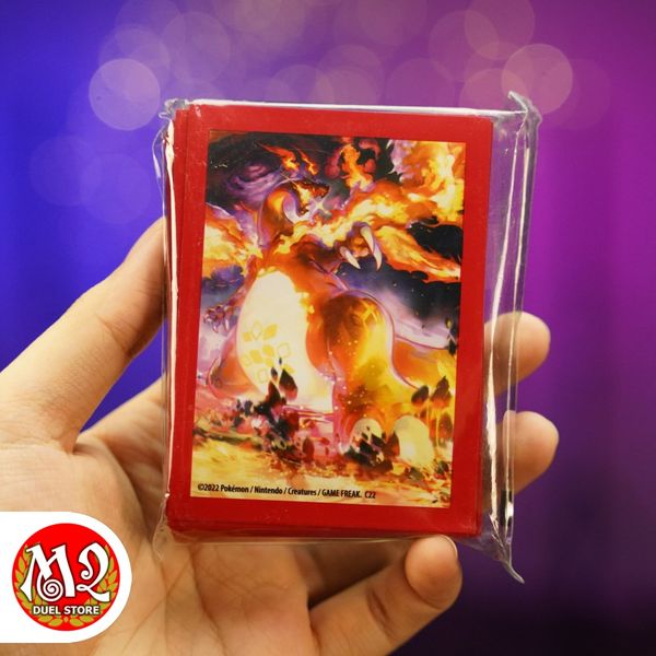 Bọc bài Standard size Pokemon TCG Charizard Vmax Sleeves - Chính hãng Nintendo