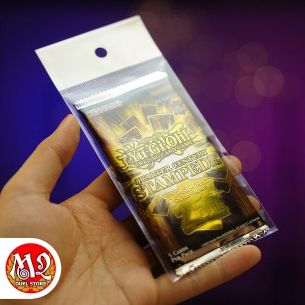Gói thẻ bài Yugioh Quarter Century Stampede Booster Pack - Rarity Collection RA04 - Chính Hãng Konami