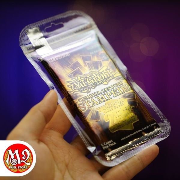 Gói thẻ bài Yugioh Quarter Century Stampede Booster Pack - Rarity Collection RA04 - Chính Hãng Konami