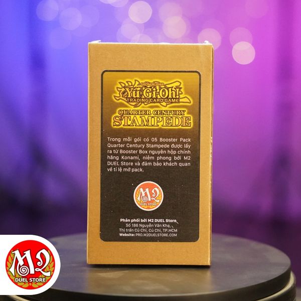 Hộp thẻ bài Yugioh Quarter Century Stampede MINI Box - Rarity Collection RA04 - Chính hãng M2 DUEL Store