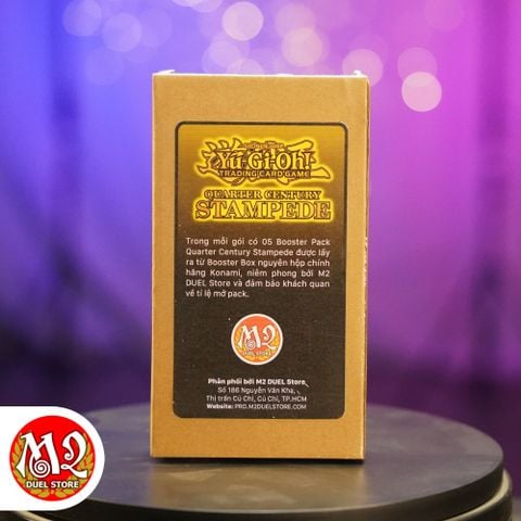 Hộp thẻ bài Yugioh Quarter Century Stampede MINI Box - Rarity Collection RA04 - Chính hãng M2 DUEL Store