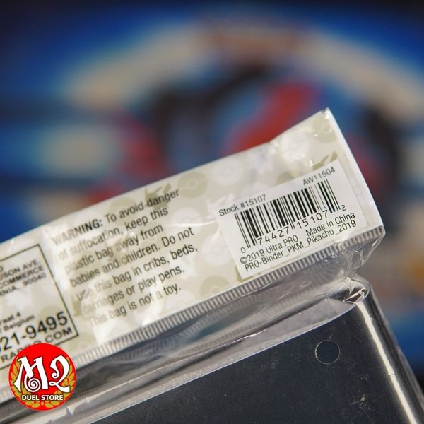 Album sưu tập Pokemon Pikachu 9-Pocket PRO-Binder for Pokémon Portfolio - Chính hãng Ultra Pro