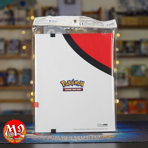 Album sưu tập Pokemon Poké Ball 9-Pocket Full-View PRO-Binder for Pokémon Portfolio - Chính hãng Ultra Pro