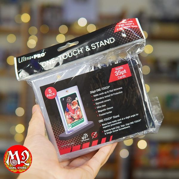 Hộp bảo vệ và Đế trưng bày Magnetic Card Case One Touch 35pt  - Combo 5 hộp kèm đê trưng bày - Chính hãng Ultra Pro